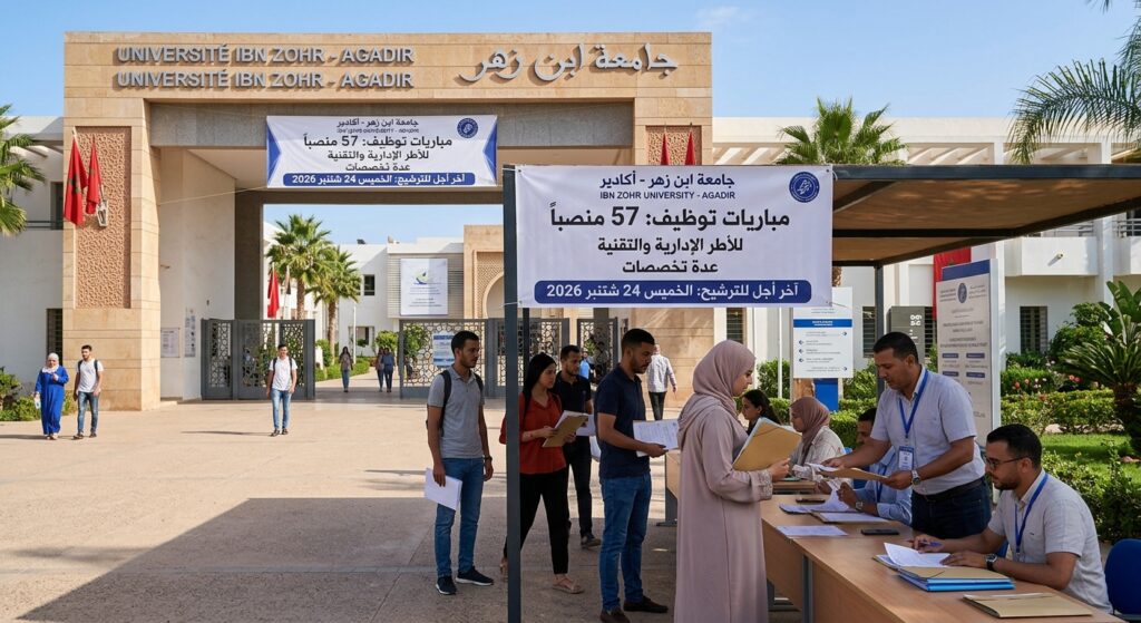 إعلان عن مباريات توظيف جامعة ابن زهر